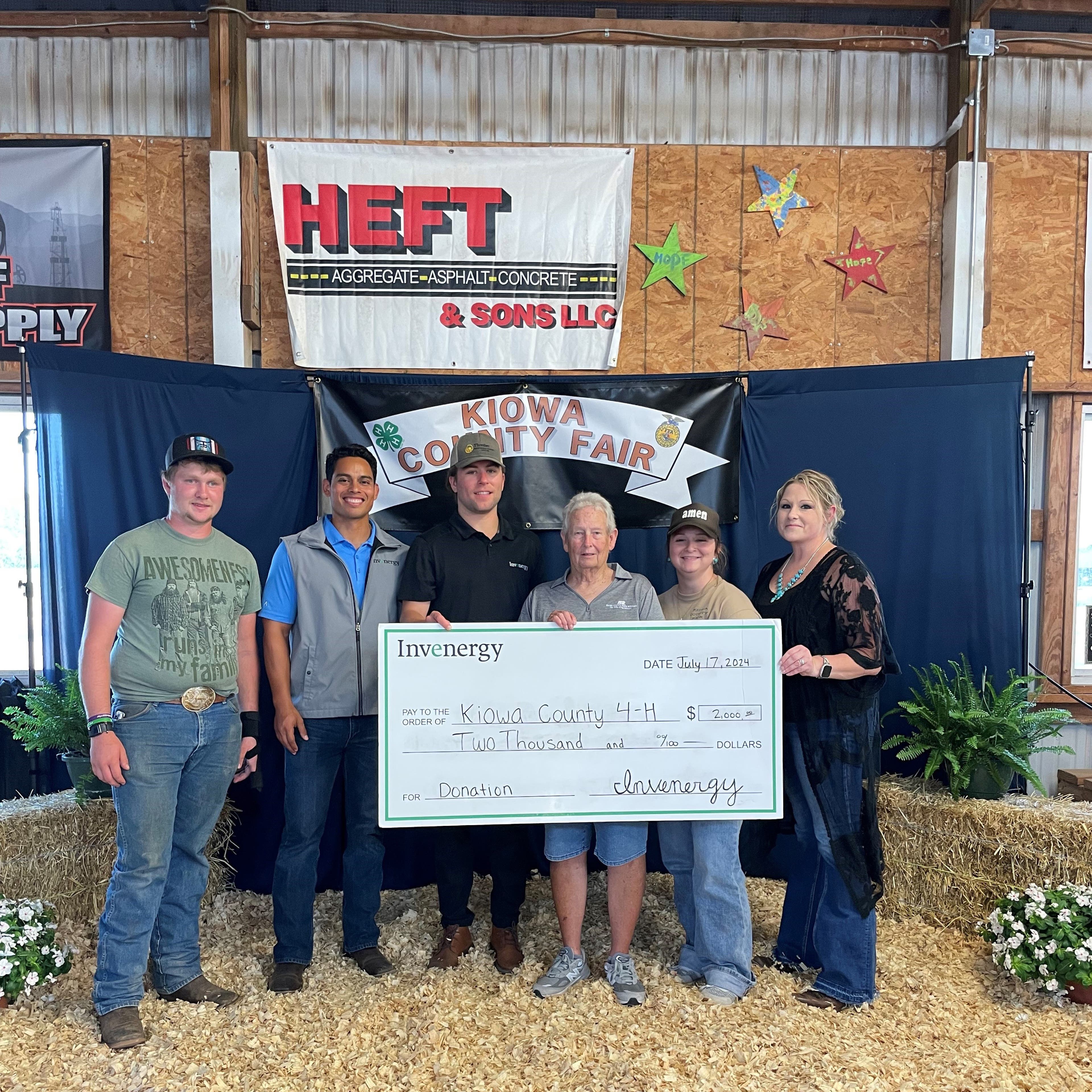 Invenergy sponsors the Kiowa County Fair