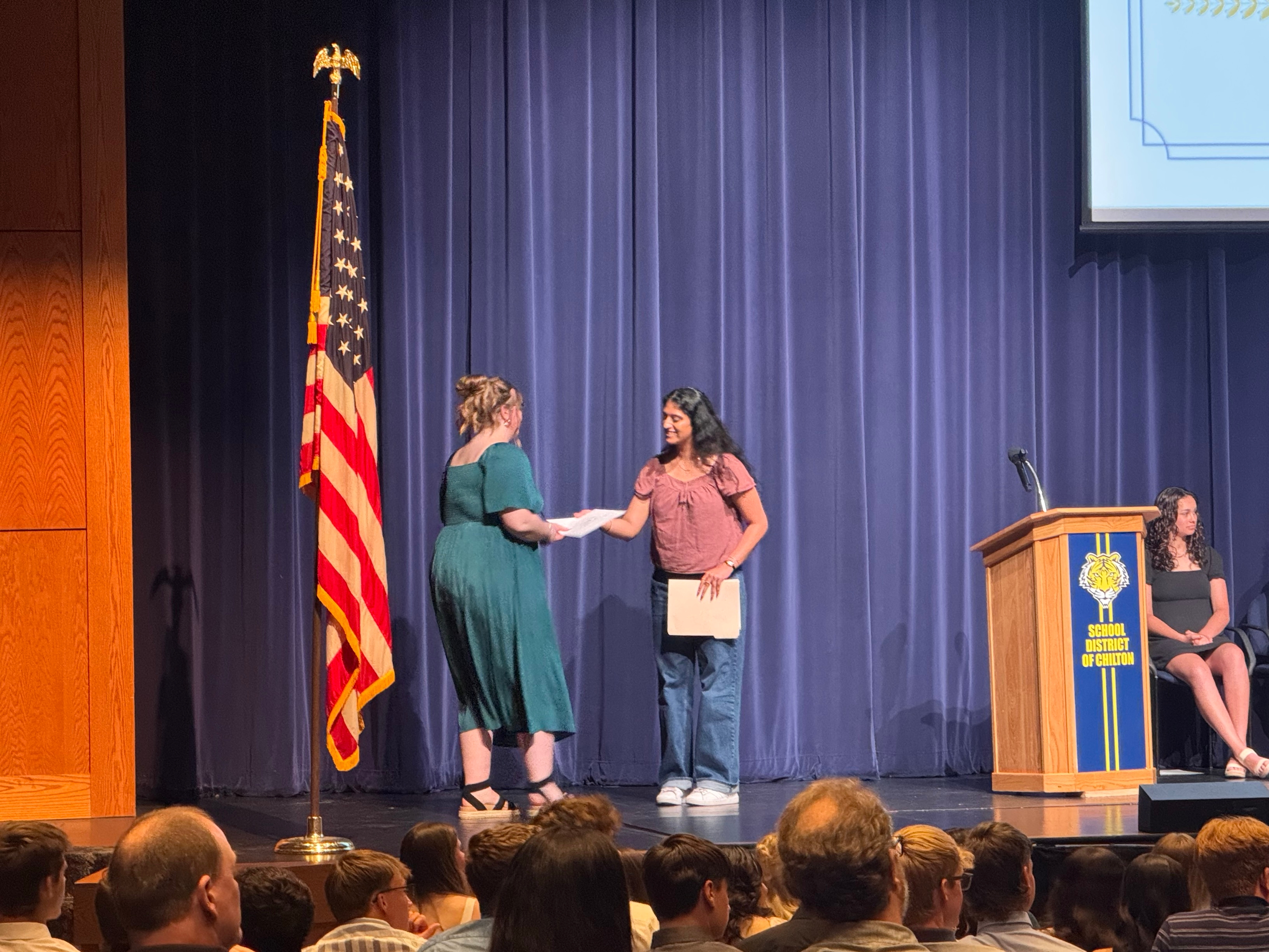 High Cliff Wind awards scholarship to Chilton High School senior