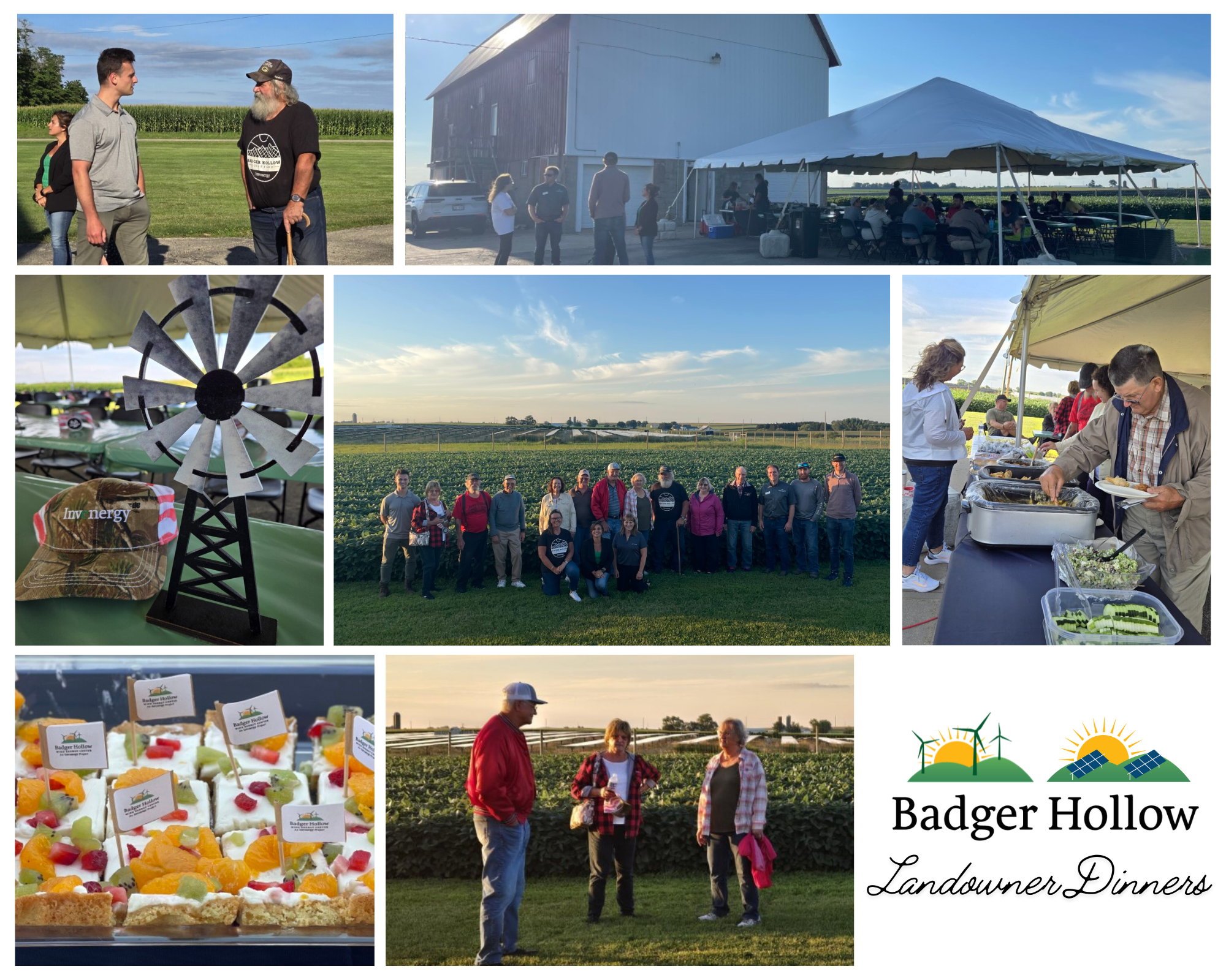 Invenergy hosts Badger Hollow landowner dinners to celebrate community and project participants
