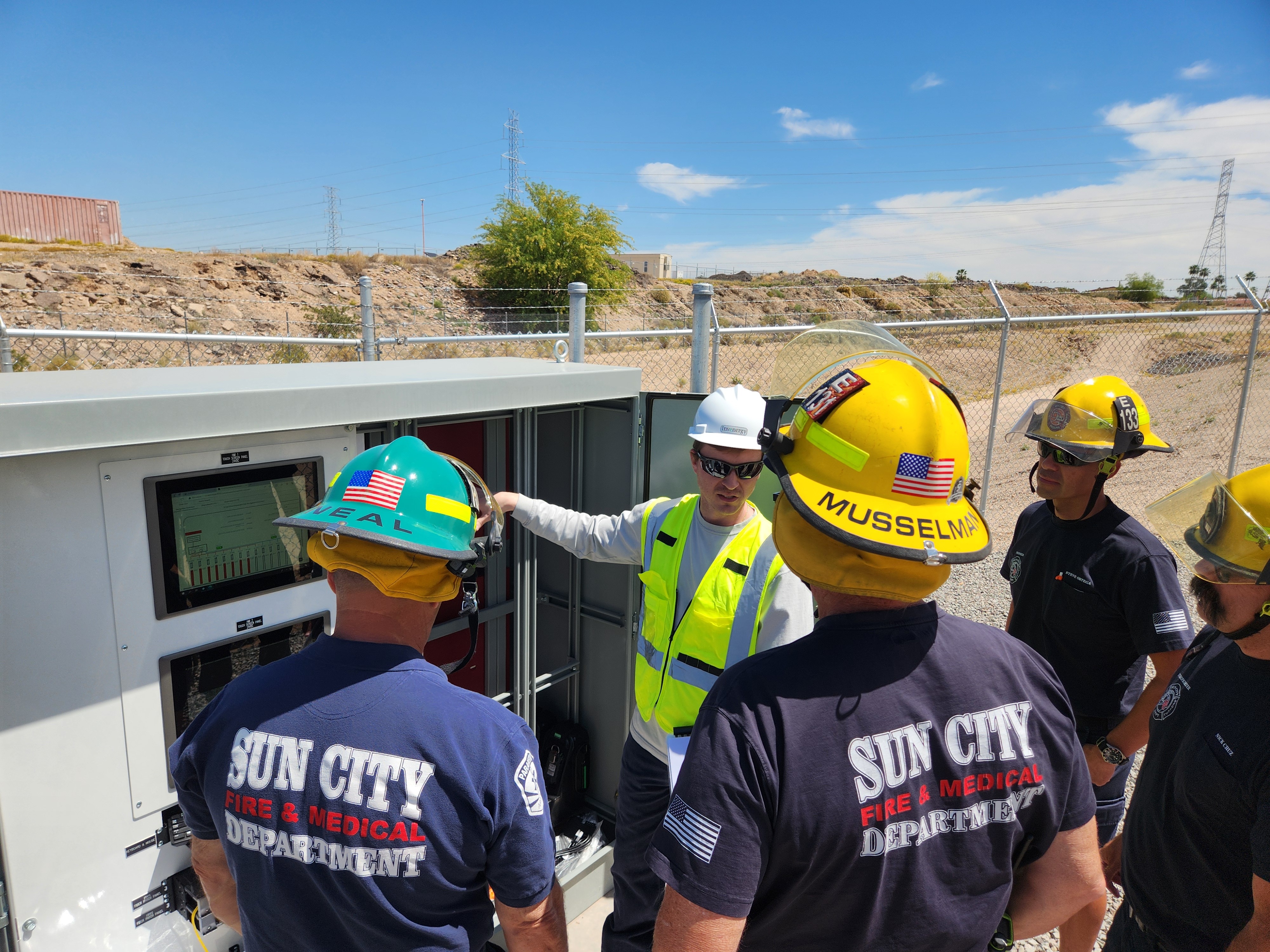 El Sol hosts fire district training & site tour