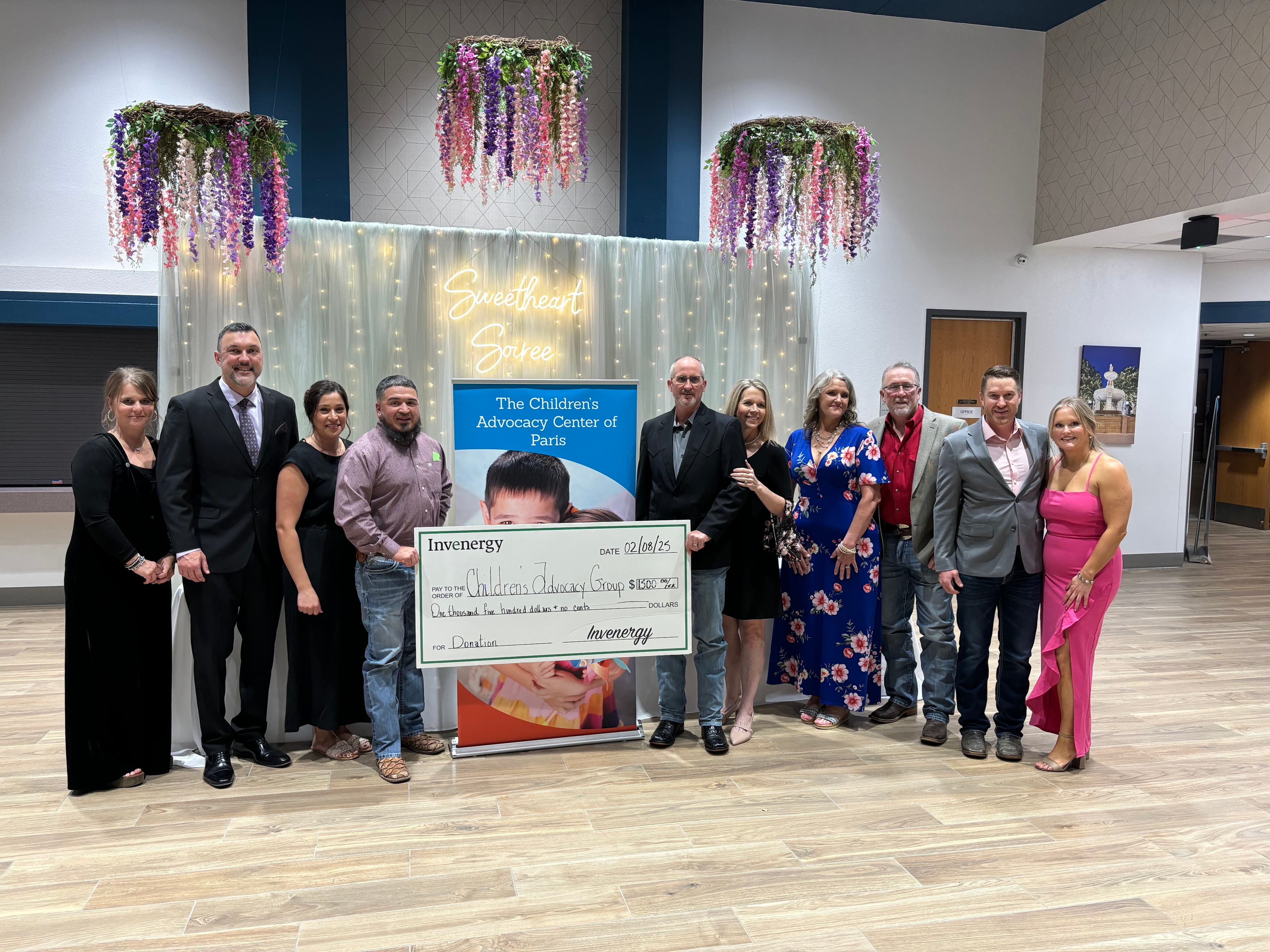 Samson Solar Energy Center Sponsors Paris Children's Advocacy Center Sweetheart Soiree
