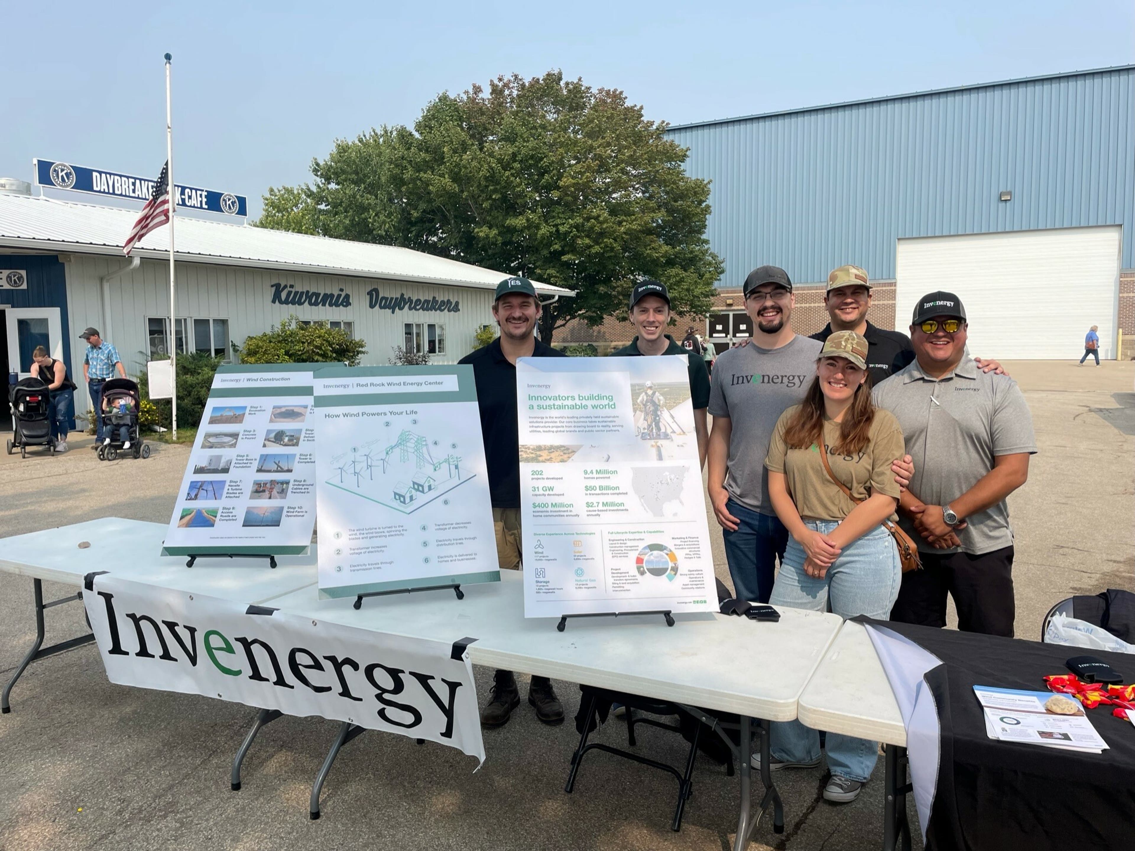 Red Rock Wind team attends the Clay County Fair