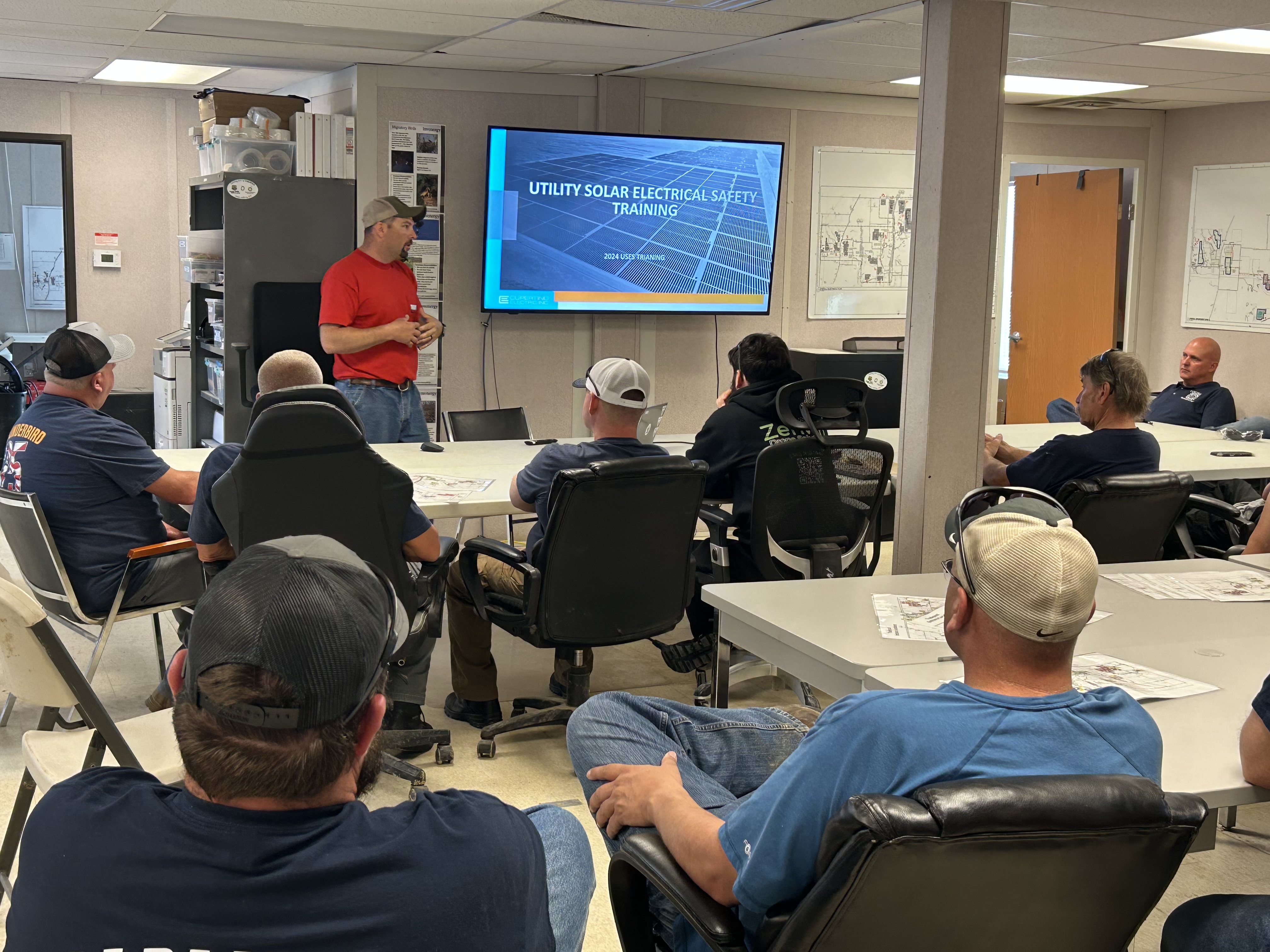 Trade Post Solar hosts Red Rope Training for Local Fire Departments 