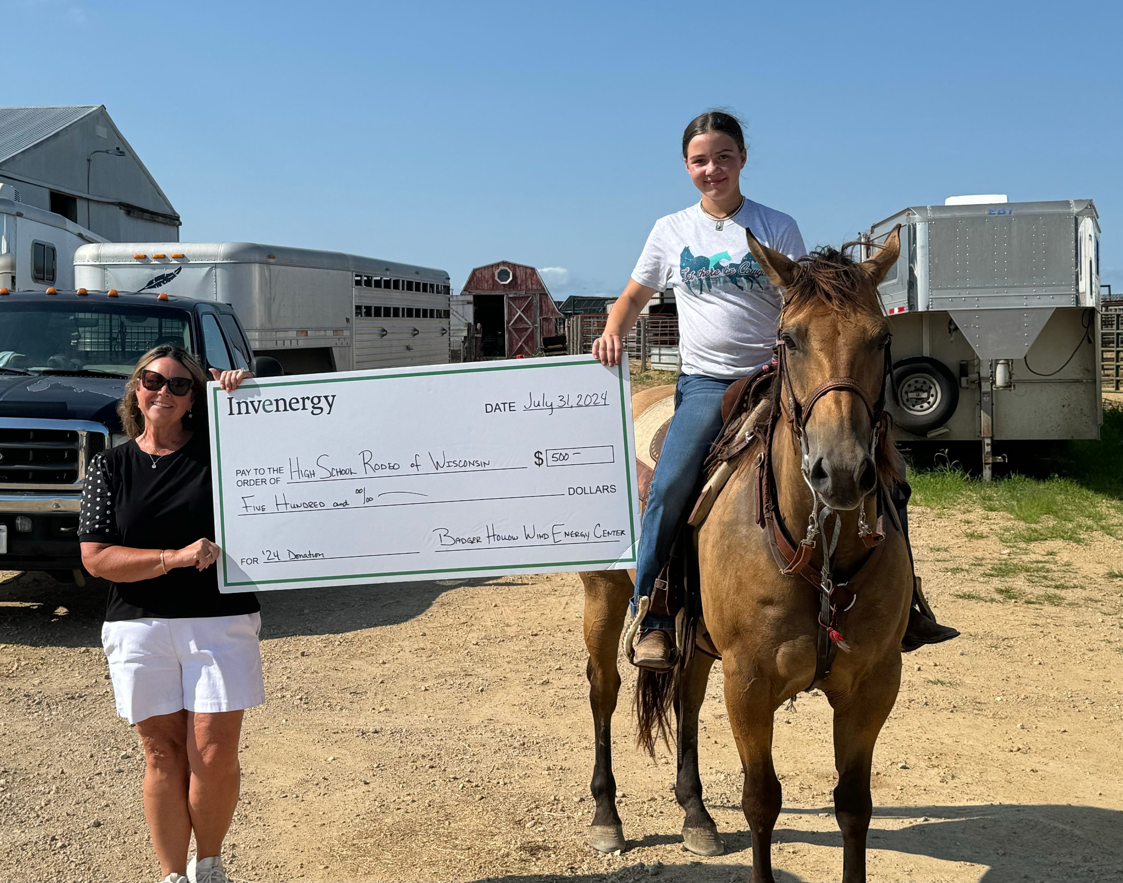 Invenergy Sponsors Wisconsin High School Rodeo Association