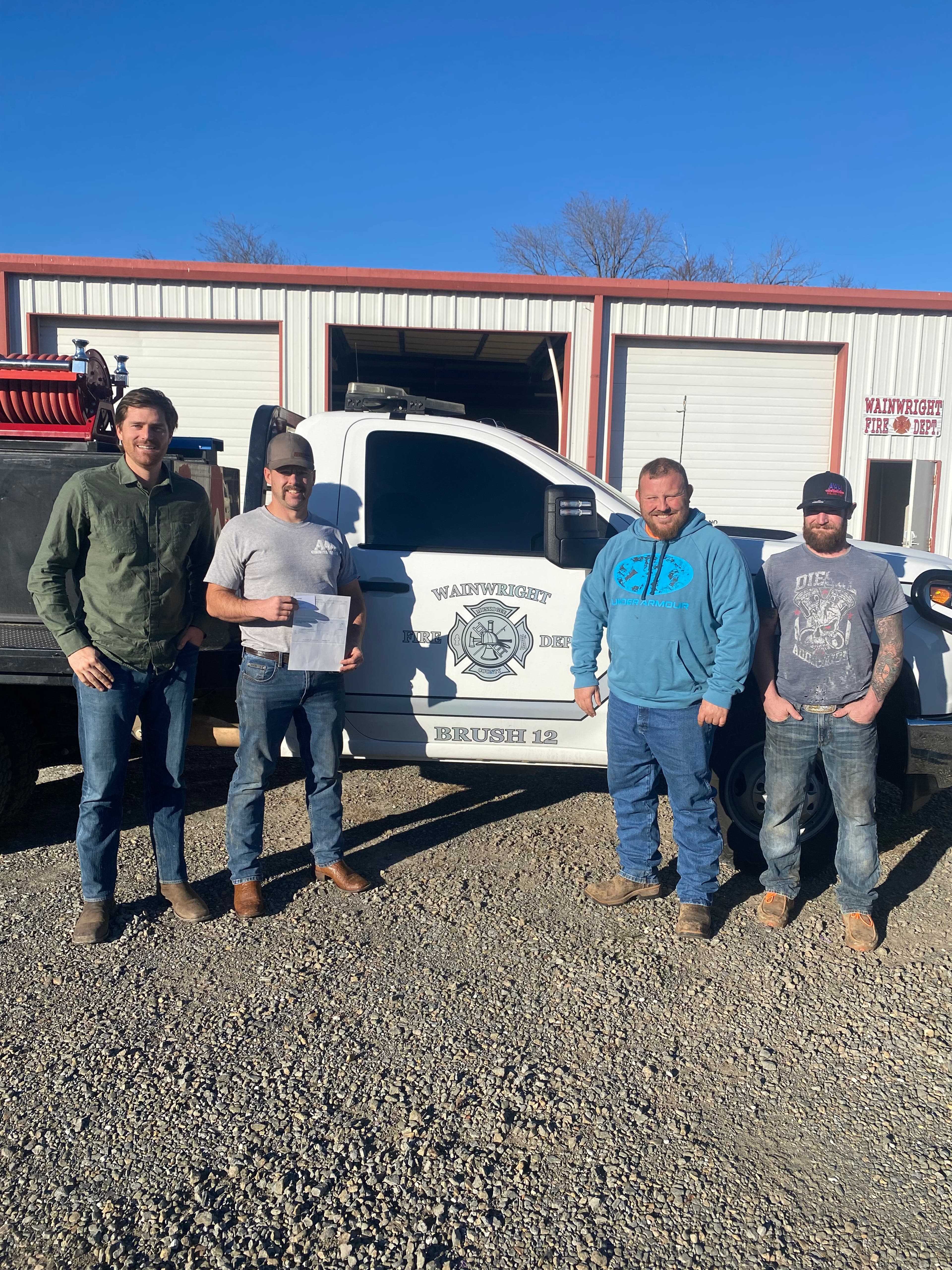 Bodark Solar supports the Wainwright Fire Department