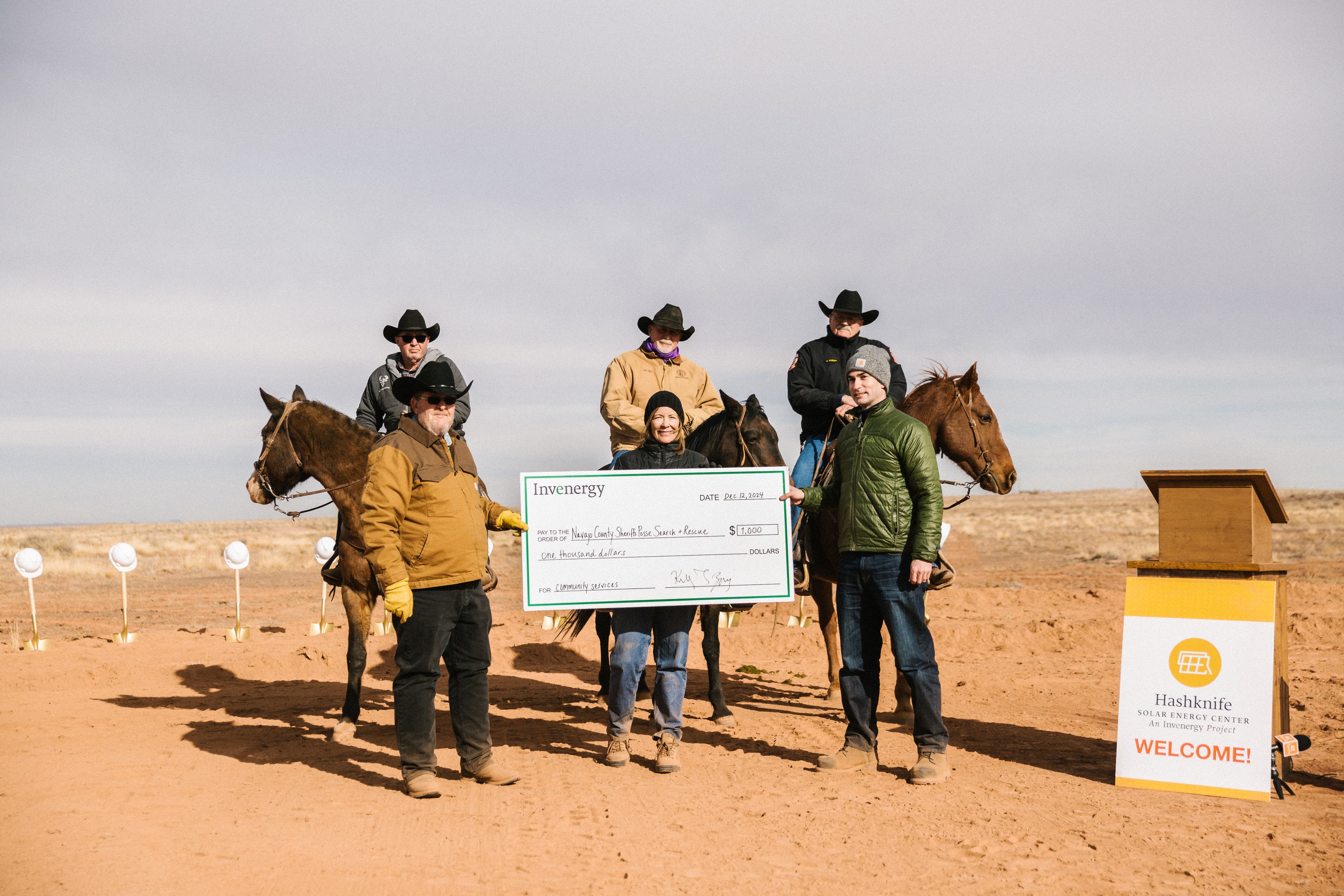 Invenergy's Hashknife Energy Center hosts groundbreaking event celebrating start of construction