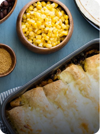 Creamy Chicken Enchiladas