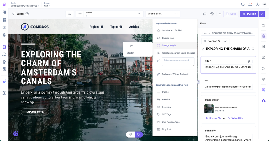 Preview of AI Assistant project showing the application interface and functionality