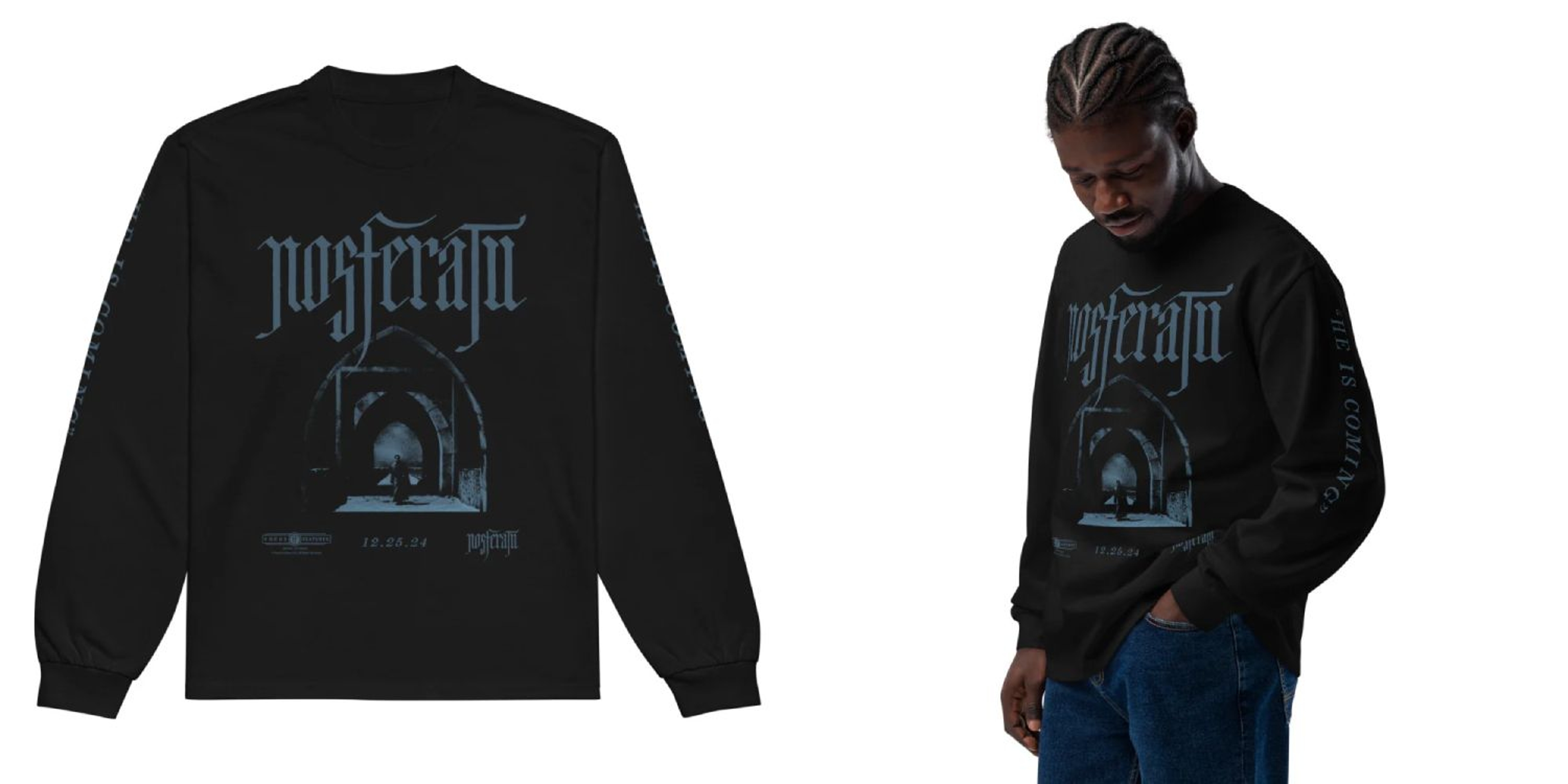 Nosferatu He Is Coming Long Sleeve T-Shirt_2.jpg
