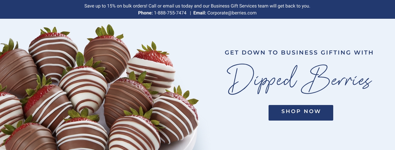 Get Down To Business Gifting With Dipped Berries