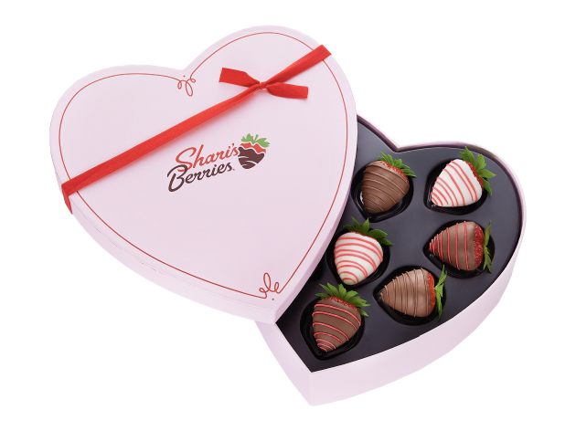 Heart Box with Berries