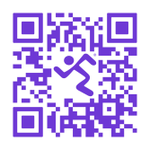 Scan QR code to download the Anytime Fitness app