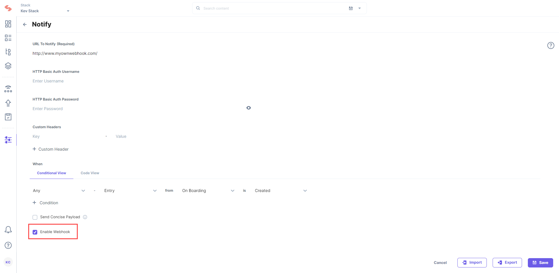 How To Enable Or Disable A Webhook Contentstack How To Enable Or Disable A Webhook Contentstack
