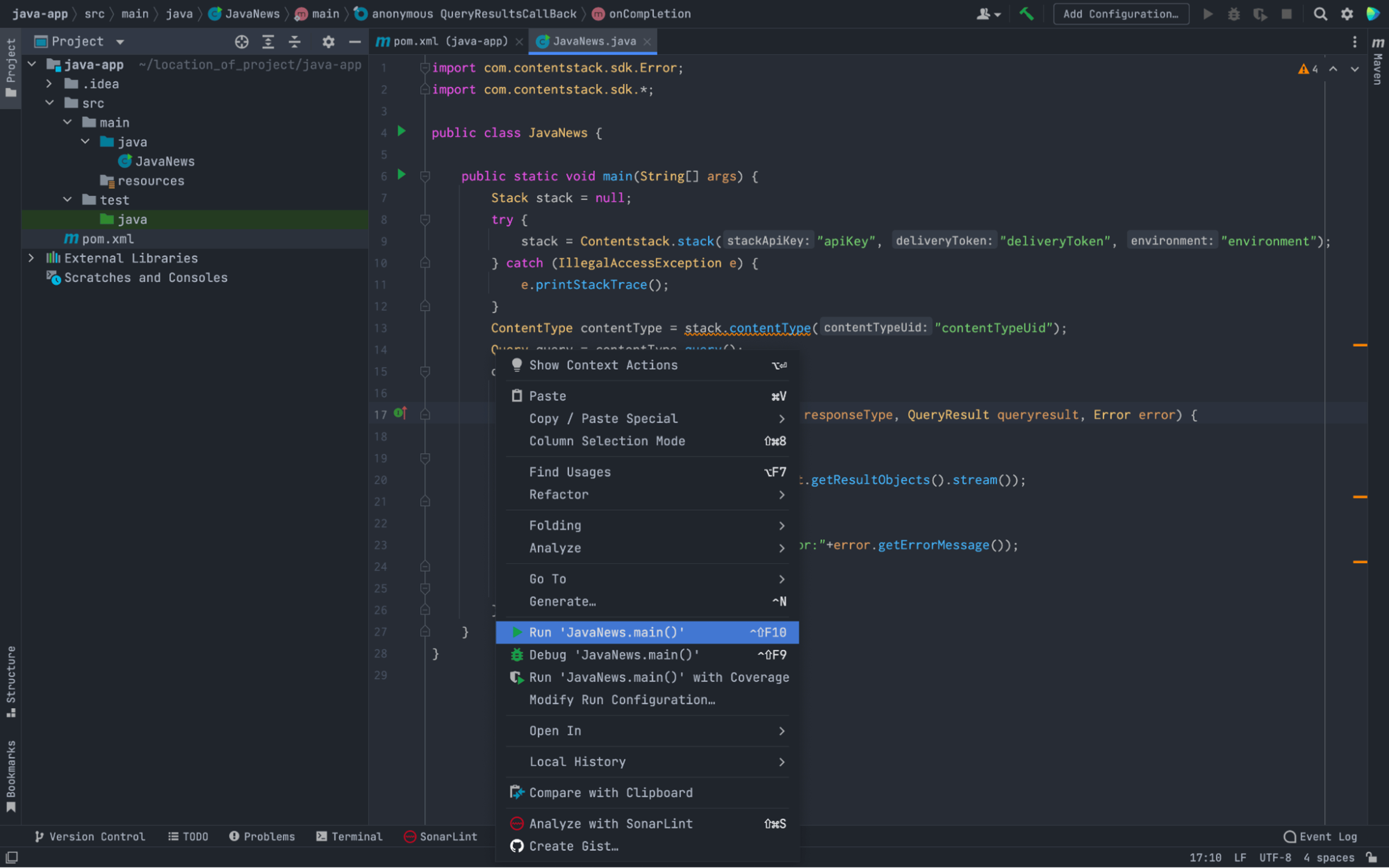 Java_Sample_App_-_Run_JavaNews.png