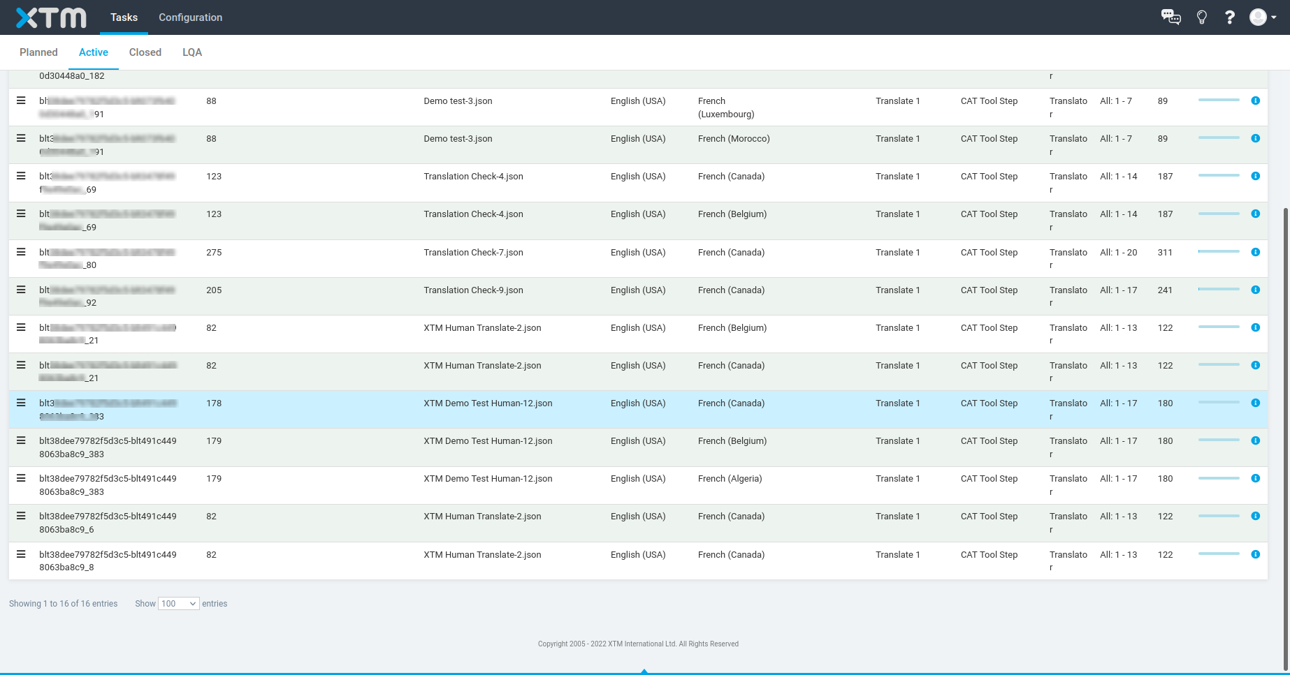 XTM-Dashboard-Projects-List