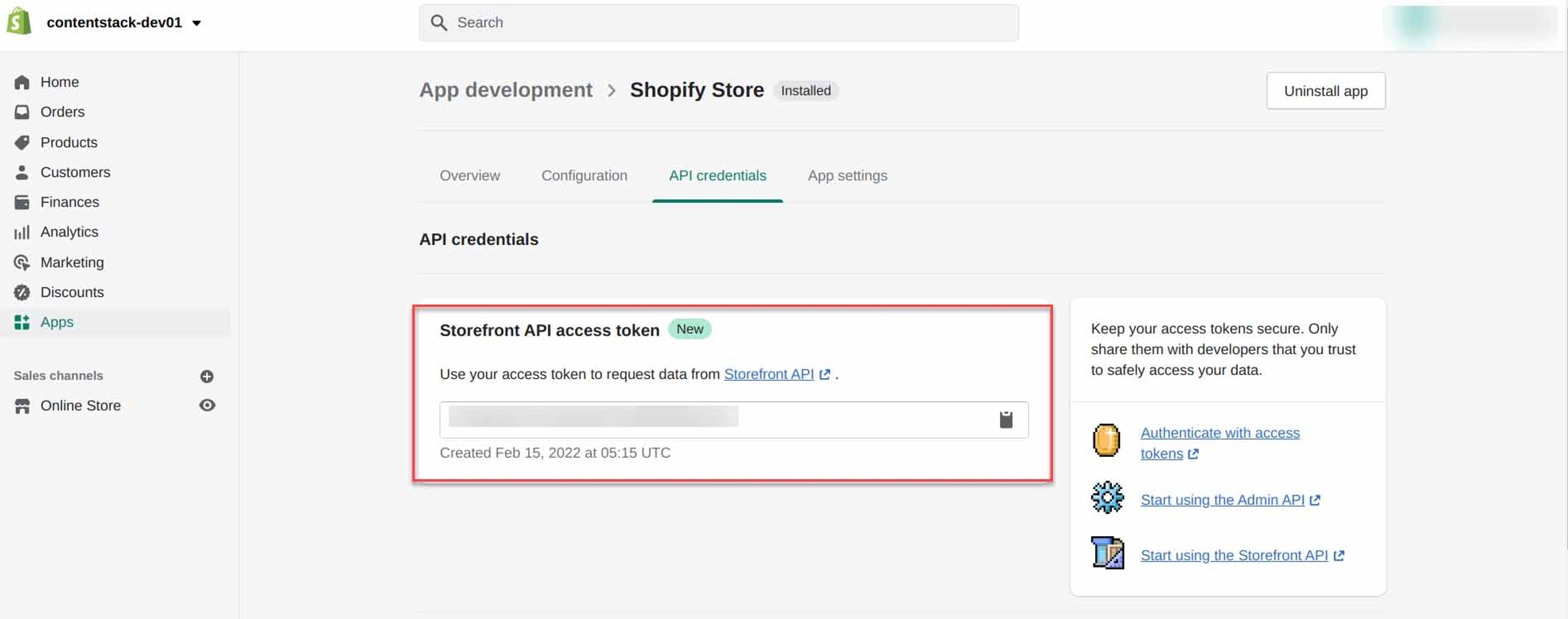 Storefront_API_Access_token.jpg