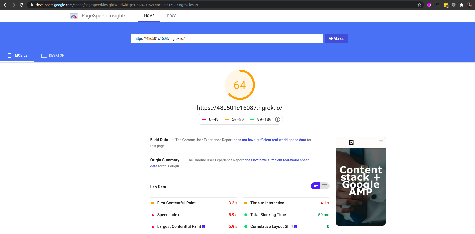 Implementing Google AMP on Contentstackpowered sites