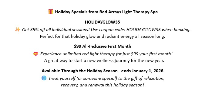 Red Arrays Light Therapy Spa