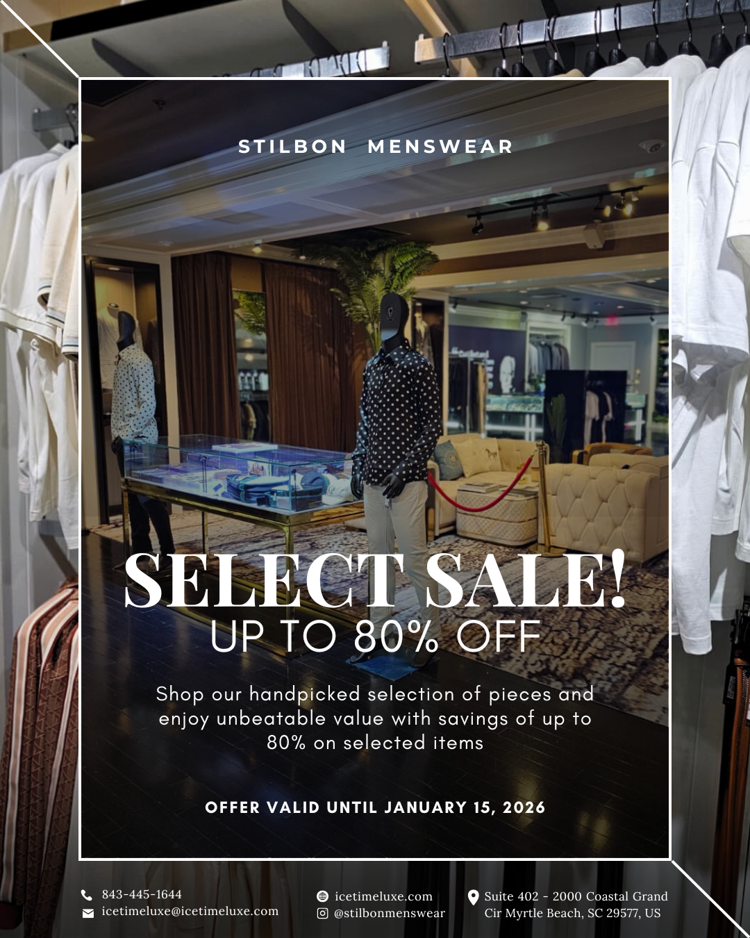 Stilbon Menswear by Icetime Luxe