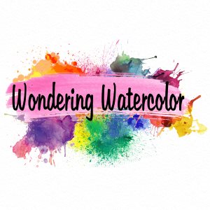 Wondering Watercolor Logo