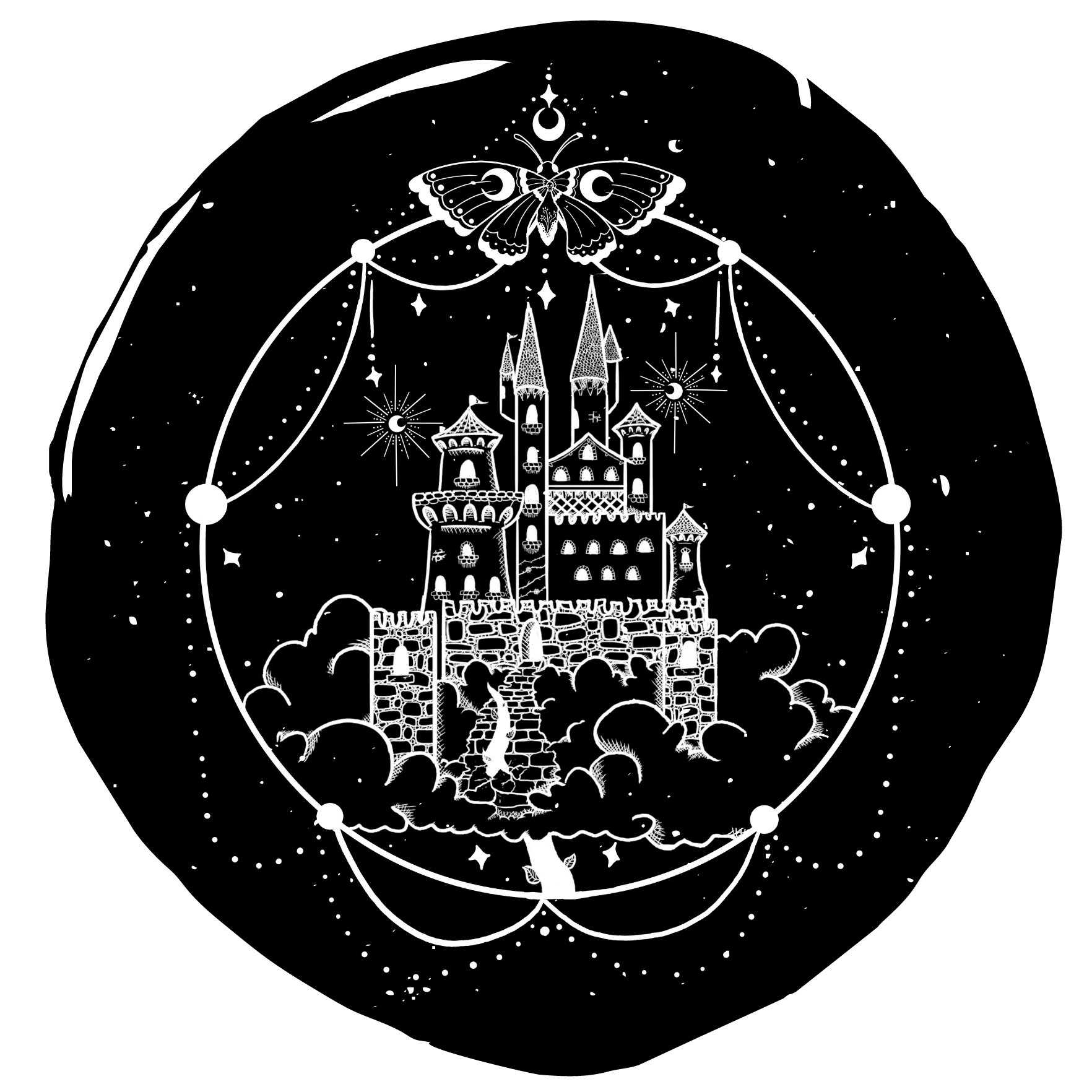 Beanstalk's Crystal & Quill Logo
