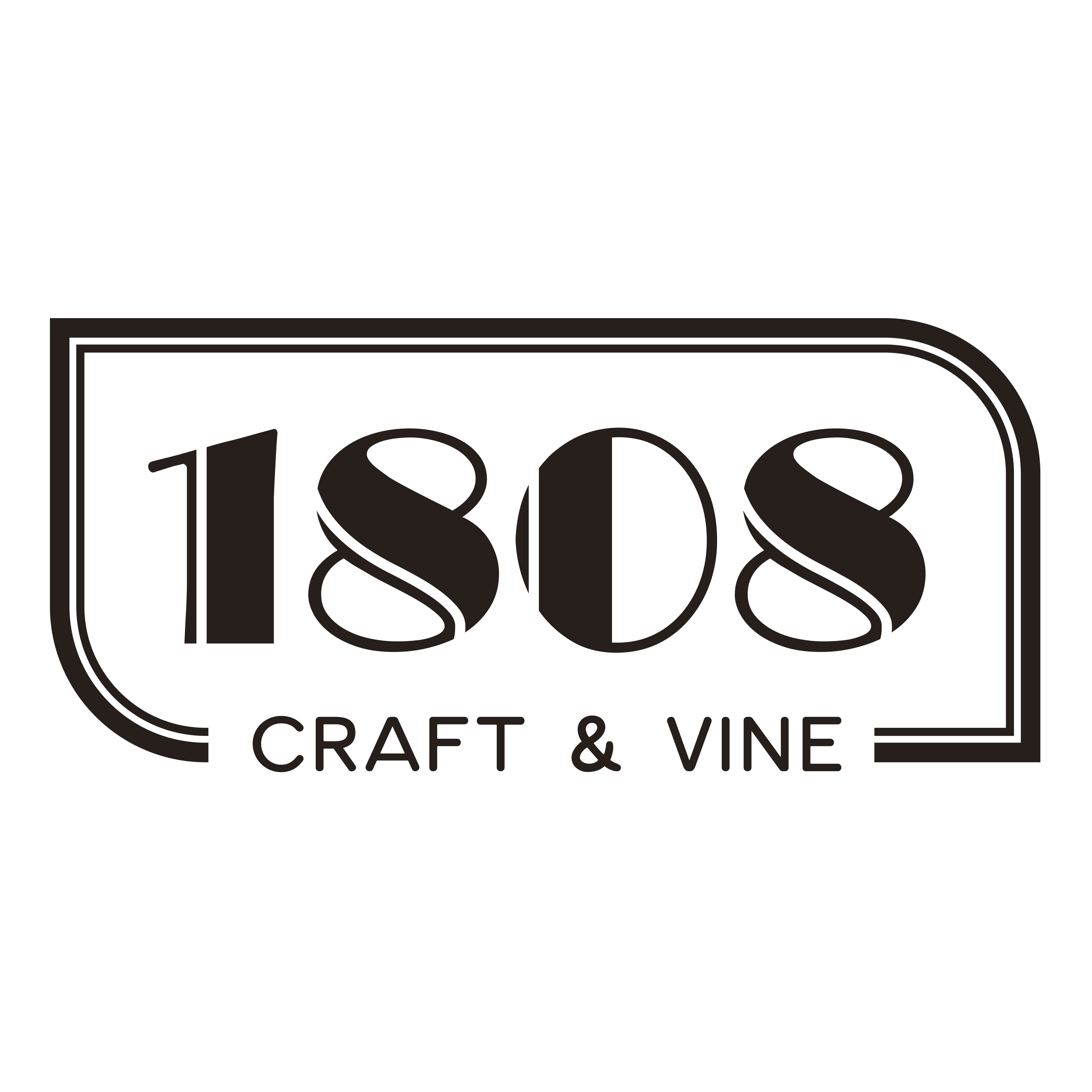 Logo of 1808 Craft & Vine