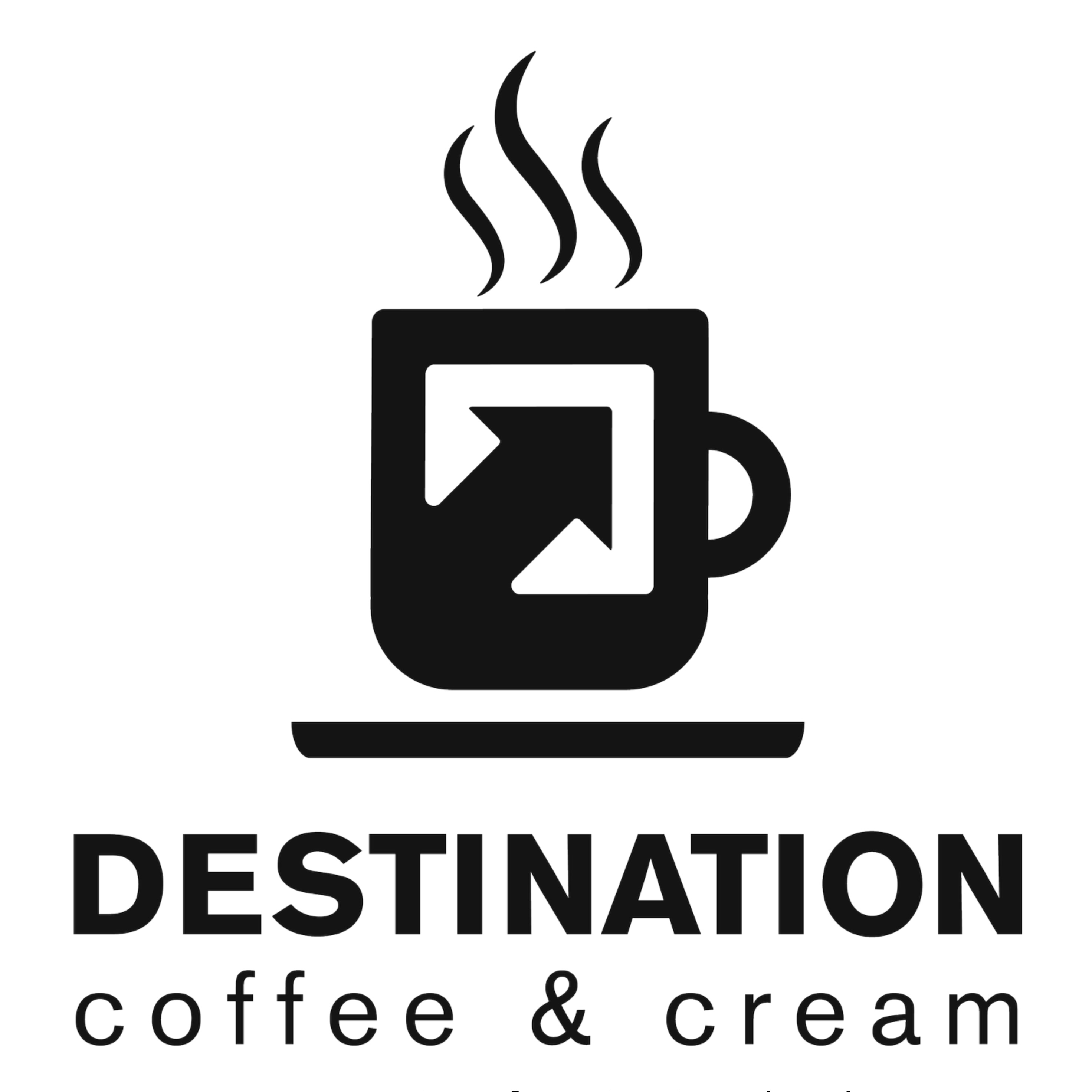 Destination Coffee and Cream Logo