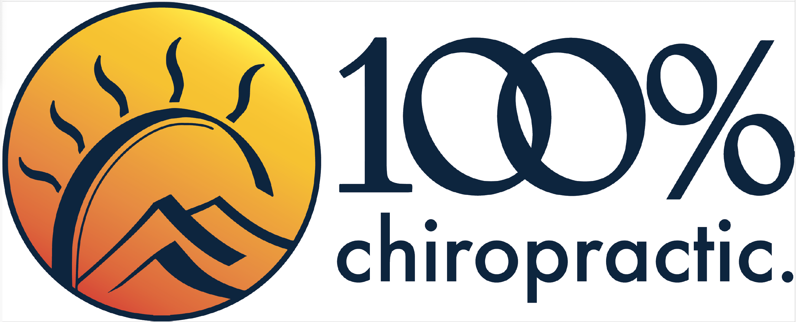 Logo of 100% Chiropractic