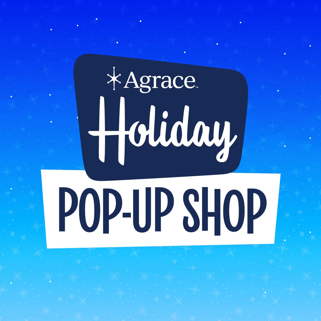 Agrace Holiday Pop-Up Shop Logo