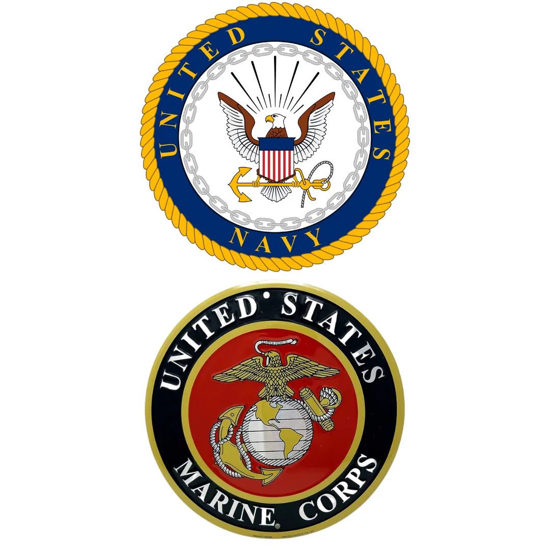 Armed Services Recruiting - Navy and Marines Logo