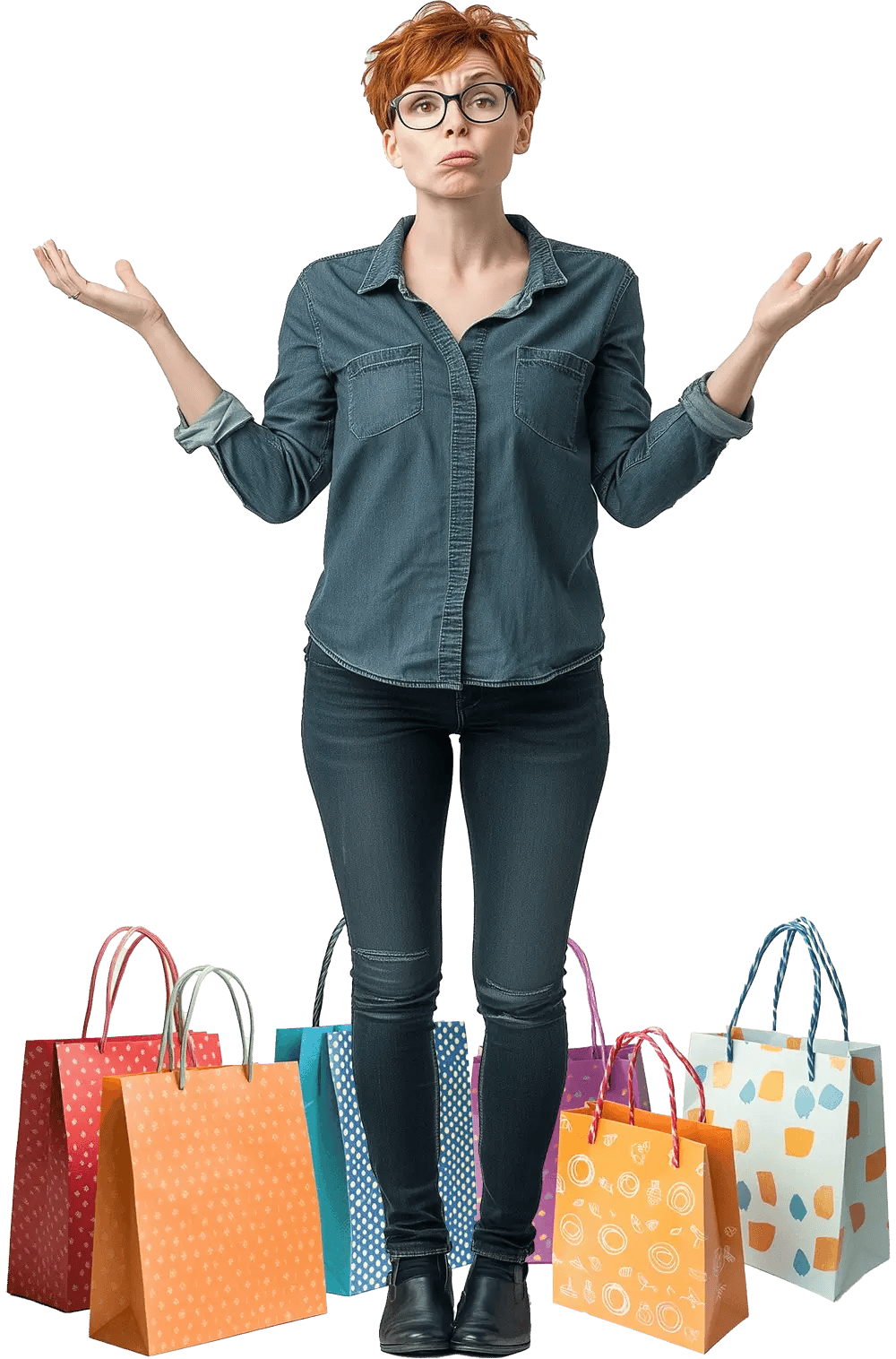 confused shopper