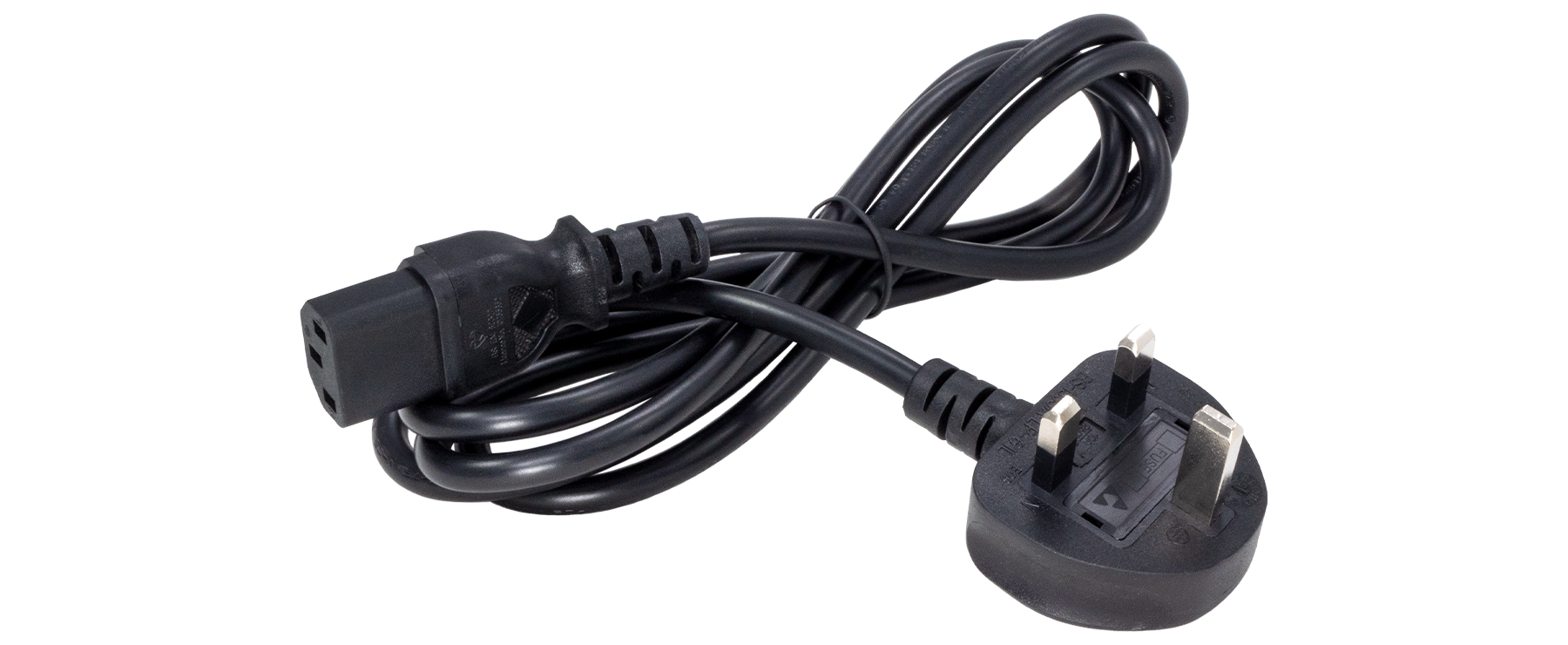 Line Cord, 250V C13 (United Kingdom Type G)