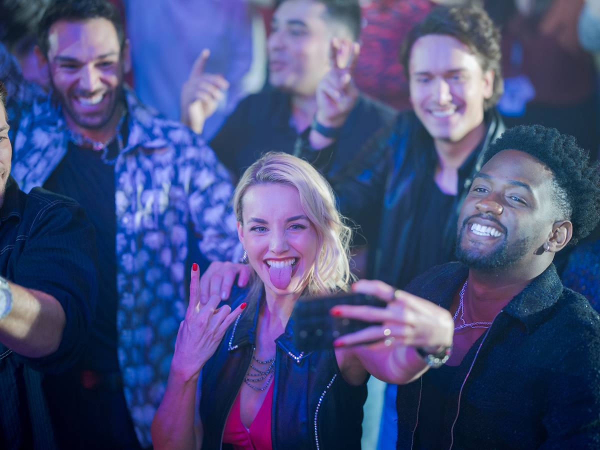 Girl Rocking Out at Hard Rock Live