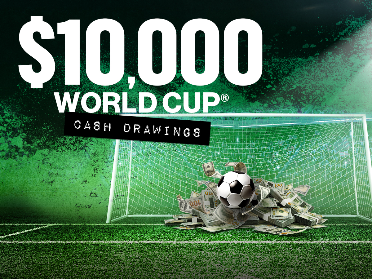 $10,000 World Cup® Cash Drawings
