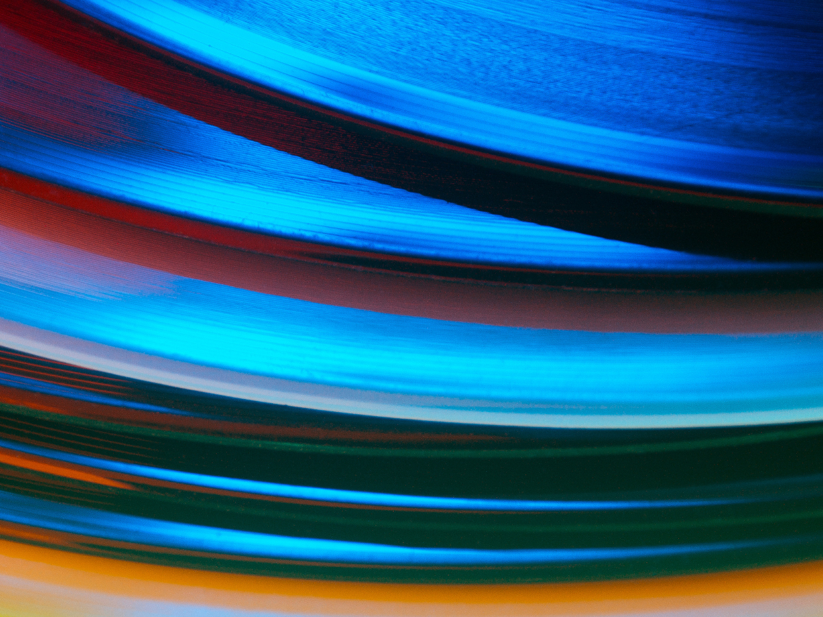 Stack of Vinyl Records