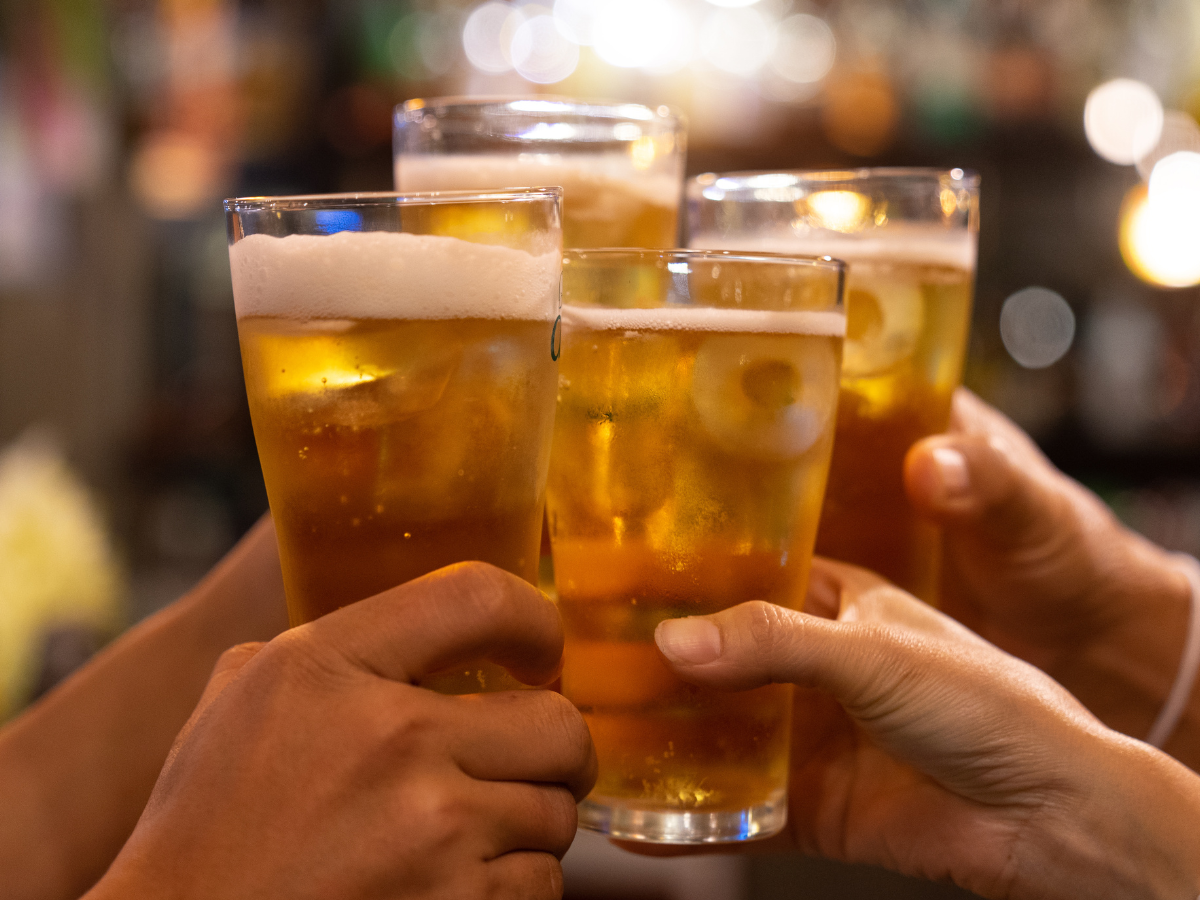 People Cheersing Beers