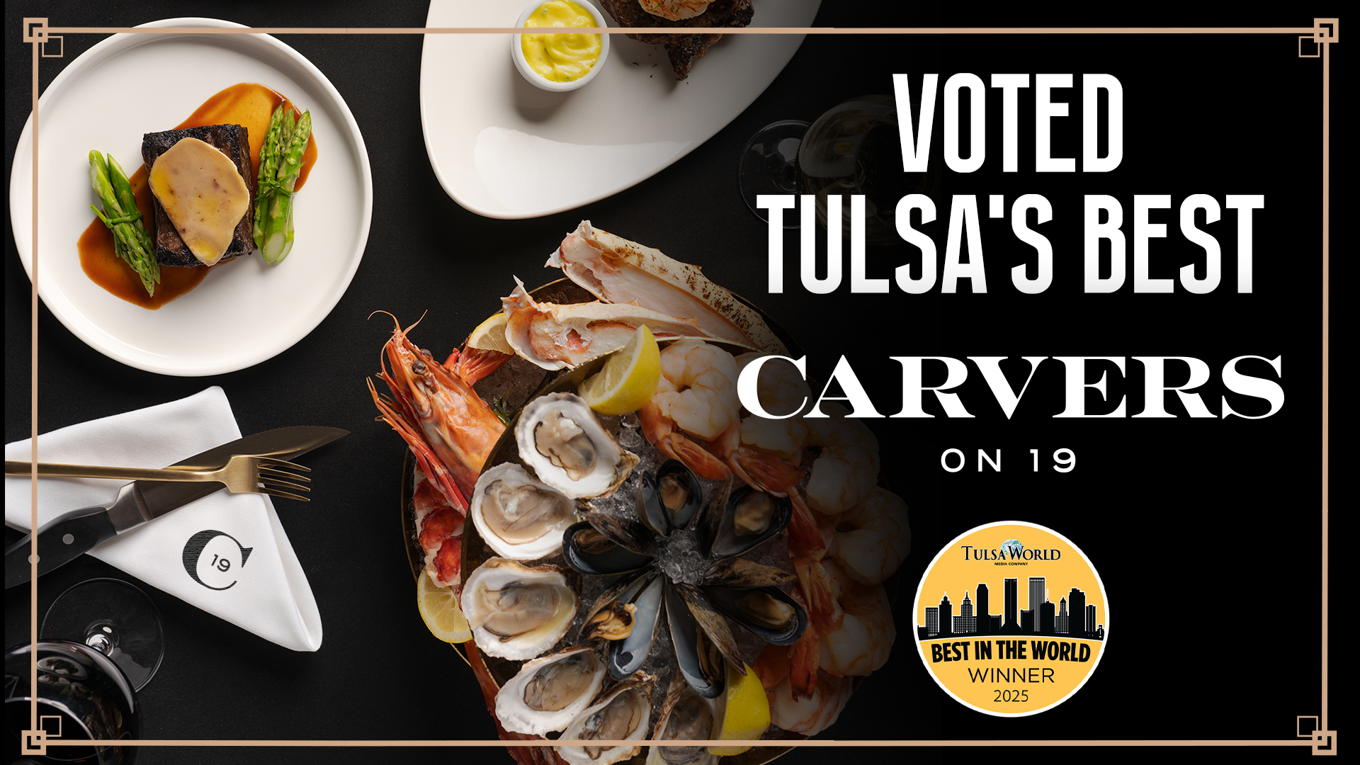 Carvers Voted Best in the World by Tulsa World 2025