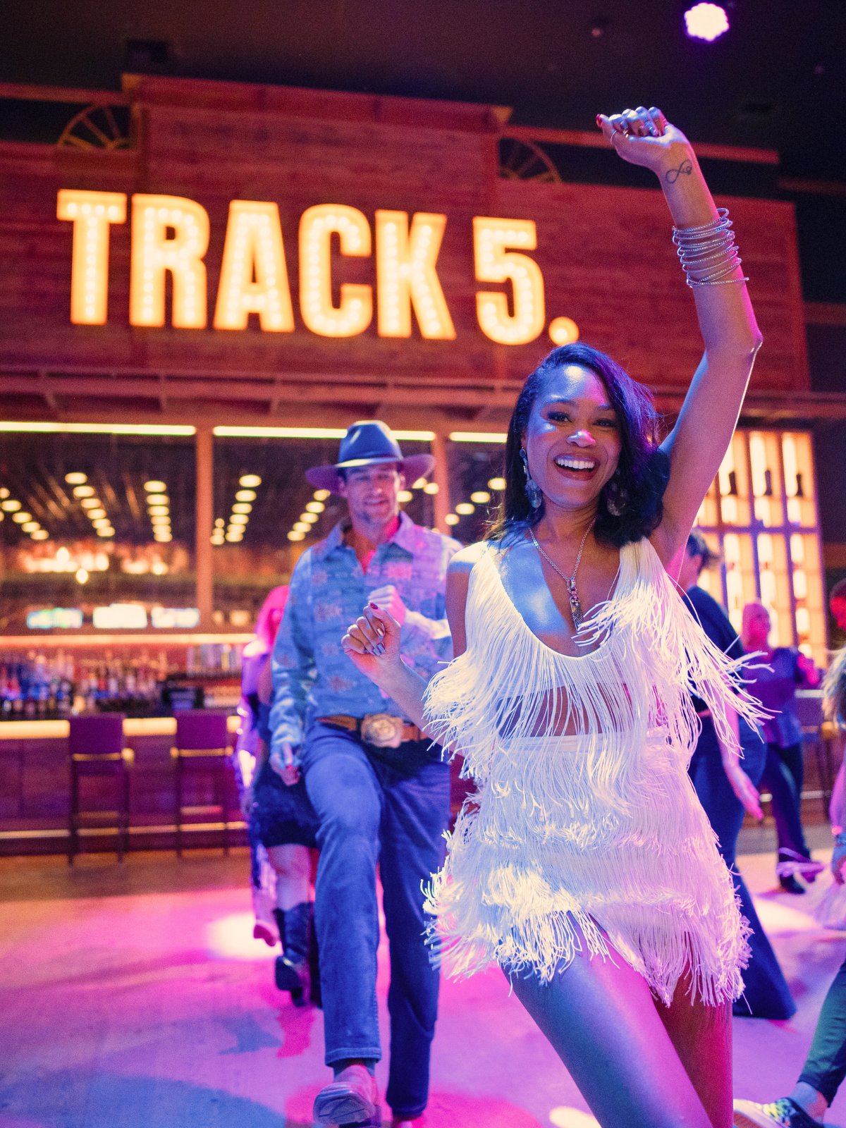 Line Dancing to country hits at Track 5