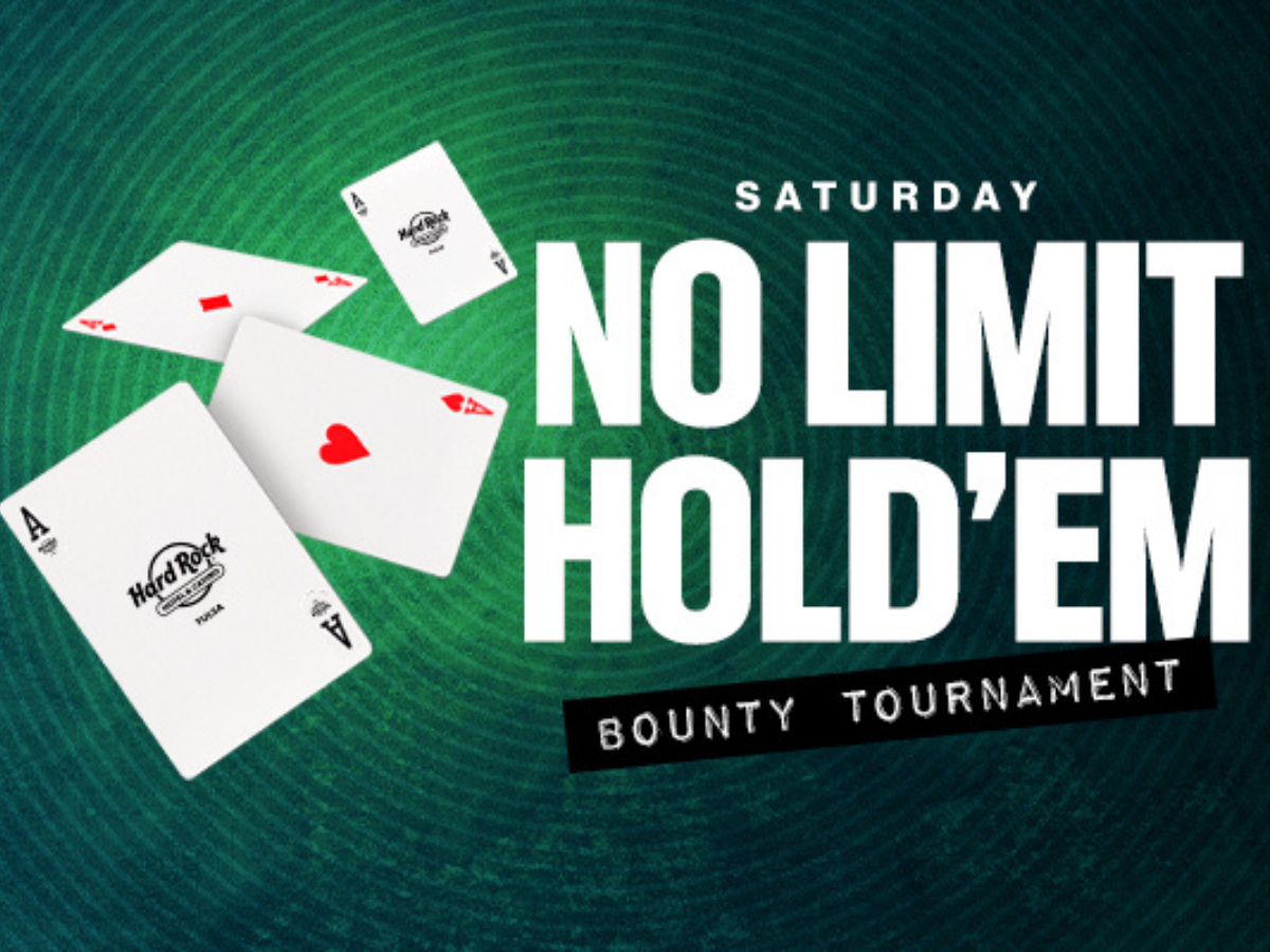 Saturday No Limit Hold'em Bounty Tournament