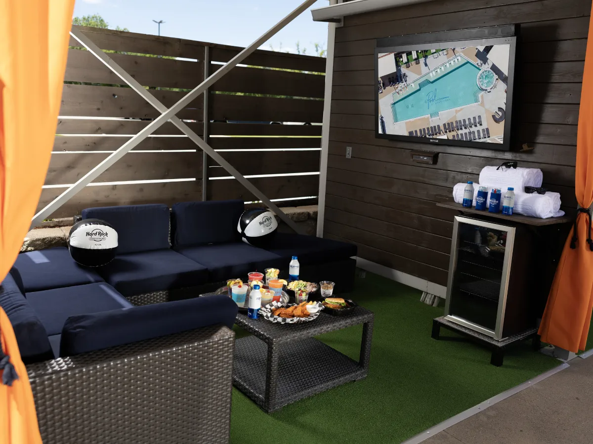 Cabana Rentals at Hard Rock Tulsa