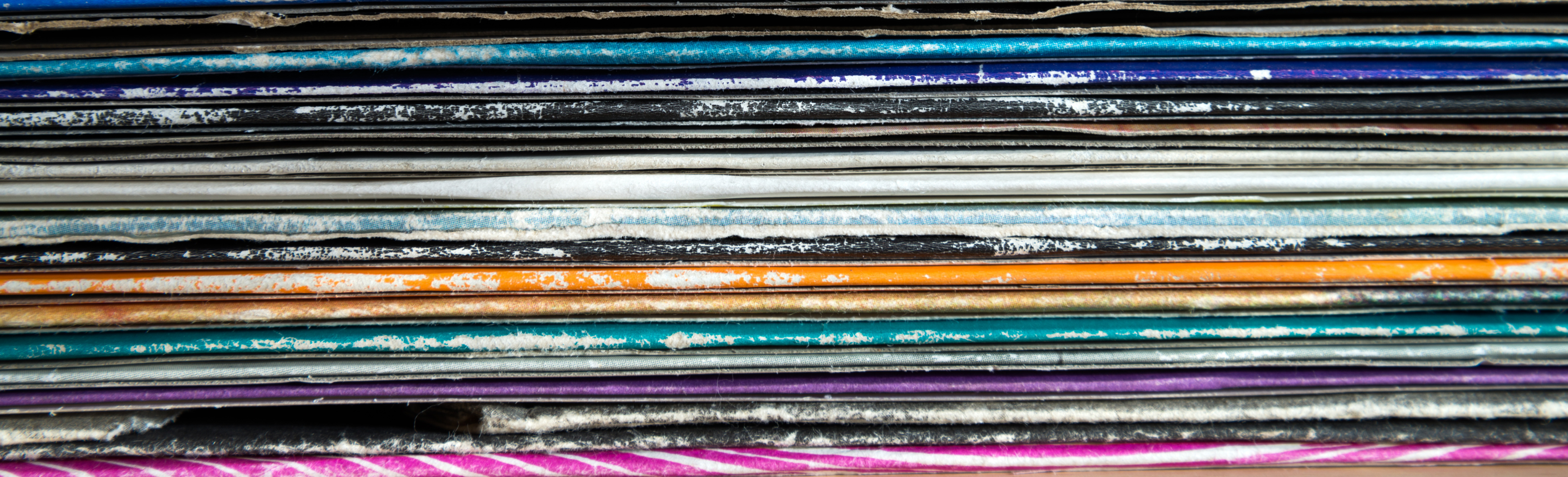 Stack of Vinyl Records
