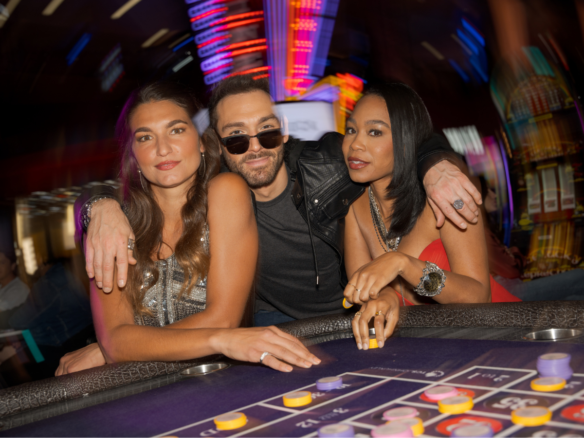 People playing craps