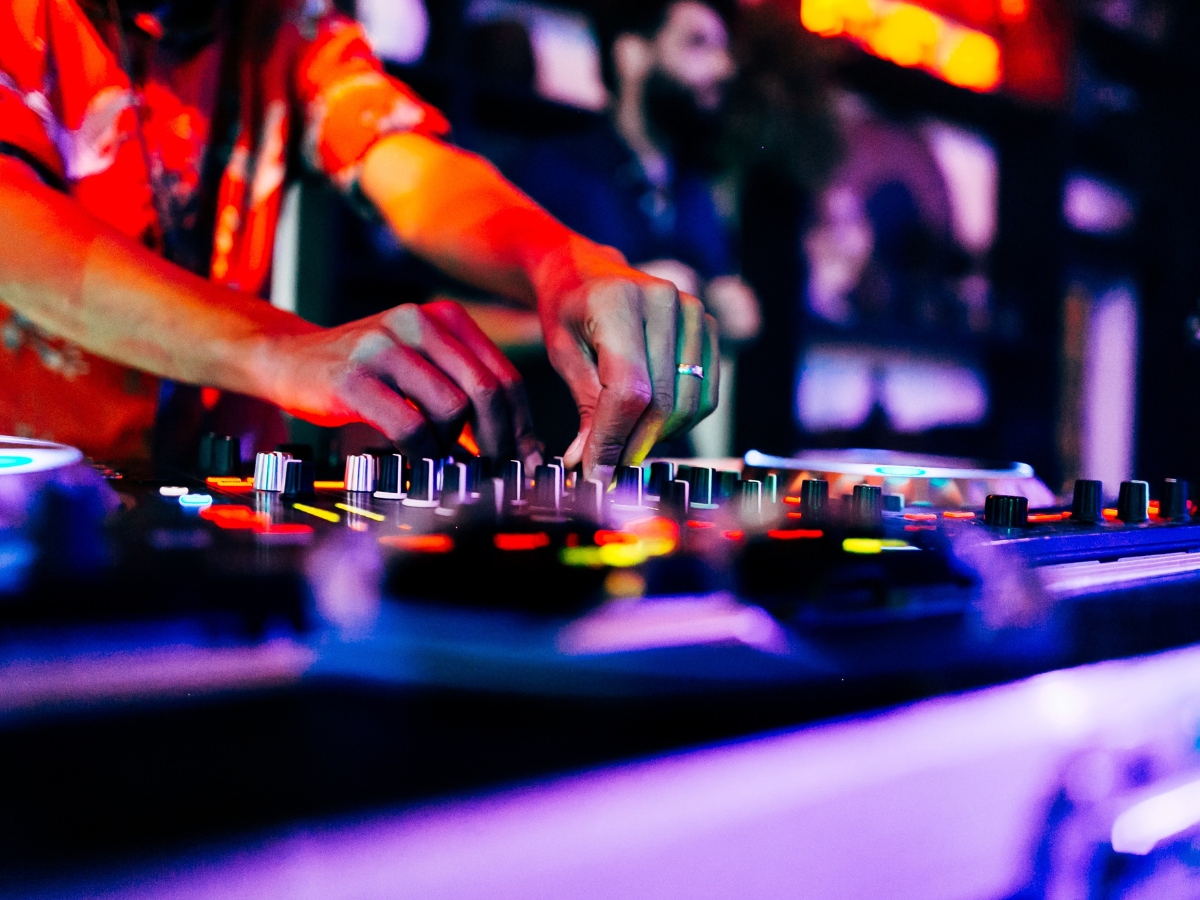 DJ Playing at Riffs Bar
