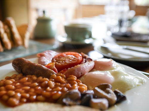 a full Irish breakfast