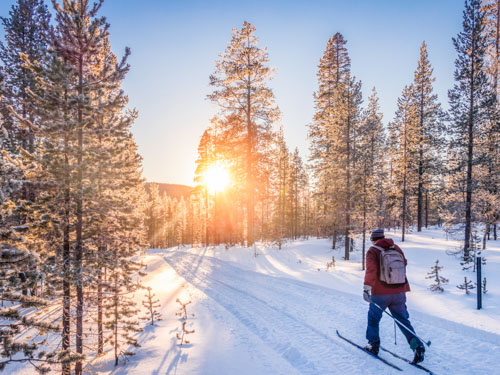 winter skiing in Norway