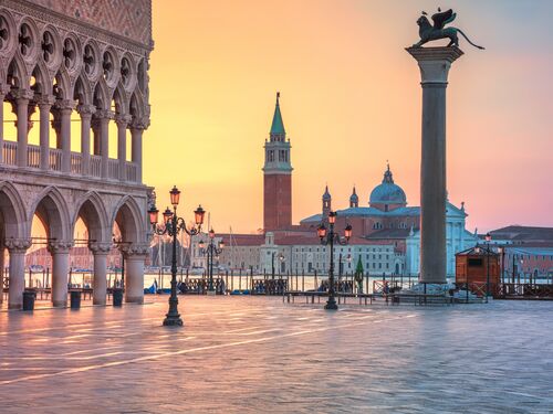 Piazza San Marco, or St Mark's Square, in Venice