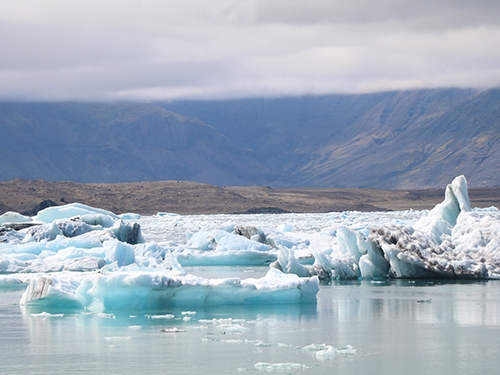 Jökulsárlón, a glacial lagoon in Southeast Iceland