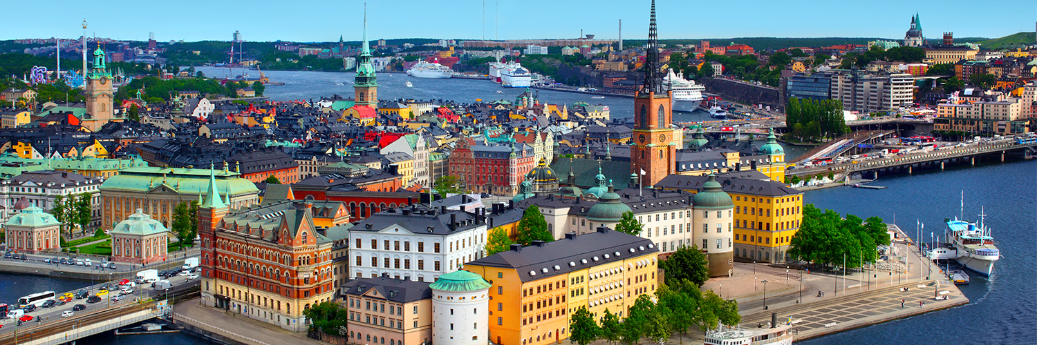 An image of the city of Stockholm in Sweden