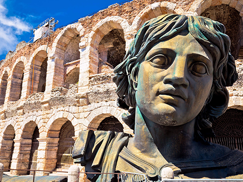 A picture of the Opera Prop at the Roman Amphitheater Arena di Verona