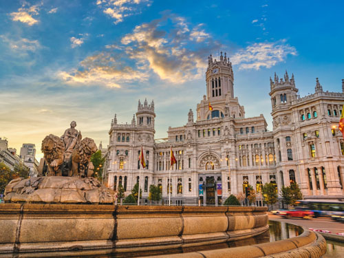 madrid skyline